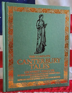 NEW Complete Canterbury Tales Hardcover Illustrated Edition Geoffrey Chaucer - Picture 1 of 6