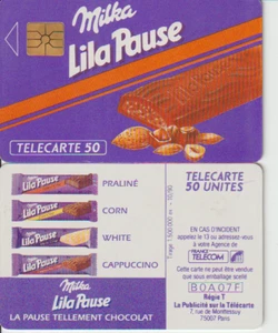 LOT DE 2 TELECARTES 50 unités. MILKA . LILA PAUSE . - Picture 1 of 1