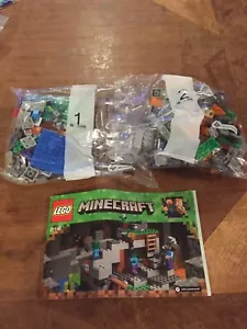 LEGO - MINECRAFT - LA CUEVA ZOMBIE - 21141 - BOLSAS SELLADAS - 100% COMPLETAS - Imagen 1 de 4