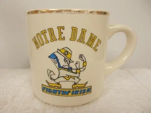 Notre Dame Fighting Irish Porcelain Coffee Tea Cup Mug - Picture 1 of 7