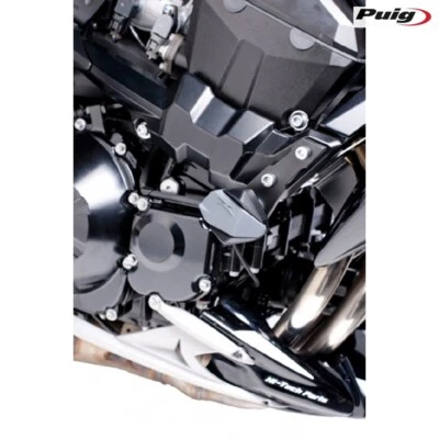 Puig 4527N Tampons Paratelaio R12 Noir Pour Kawasaki 750 Z750 2007-2012 - Photo 1/3