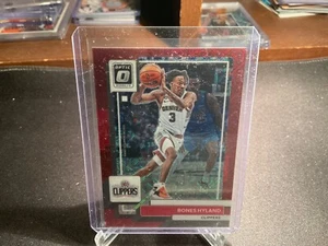 2022-23 Panini Donruss Optic #21 Bones Hyland Red Mojo /88 - Picture 1 of 2