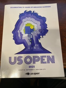 US Open 2025 Tennis Championships Official Magazine Program Pages Not Even Read - Picture 1 of 3