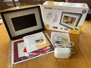 Kodak Easy Share P720 Digital Black 7” Picture Frame - Picture 1 of 7