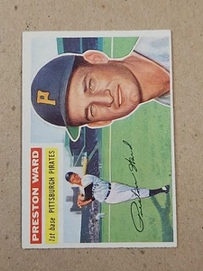 1956 Preston Ward #328 Pirates Bad Back - Picture 1 of 2