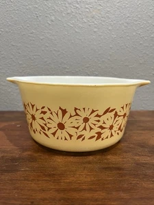 Vintage Pyrex Daisy Silhouette Promotional #473-B 1 qt casserole dish no lid - Picture 1 of 6