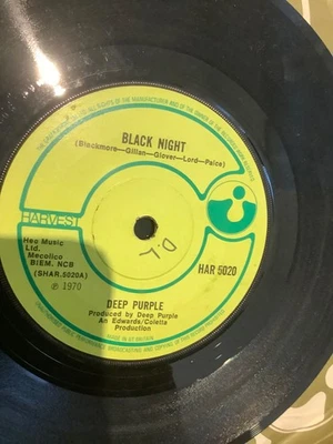 Deep Purple. Black Knight     7" single. 1970. Harvest records - Image 1 of 2