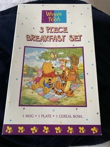 Winnie the Pooh 3-Piece Breakfast Set Staffordshire Tableware LTD - Picture 1 of 5