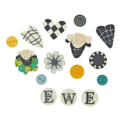 Just Another Button Company JABC Ewe Sheep Sheepish Box | Riley Blake Inspired - Image 1 of 4