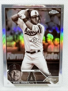 MIKE TROUT 2023 Topps Chrome Sepia Refractor #27 - Picture 1 of 3