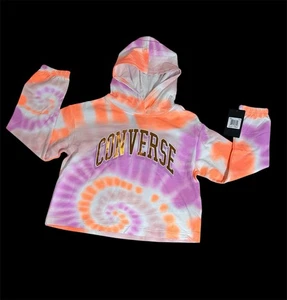 Converse Kids Colorful Tie-Dye Hoodie Youth Medium - Picture 1 of 3
