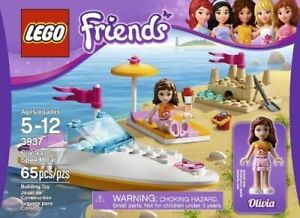 LEGO FRIENDS: Olivia's Speedboat (3937) Instructions Included/NO ORIGINAL PACK