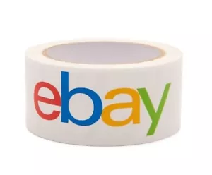 2 Rolls eBay Brand Packing Tape Packaging Shipping 2" Wide 75 Yards 2 Mil Thick - Picture 1 of 1