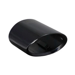Endrohrblende Schwarz für BMW 1er LCI 116d 118d 120d X1 16d 18d Endrohr Oval - Afbeelding 1 van 5