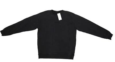 Moletom Staple Broadway lavado gola redonda logotipo pombo preto masculino G - Imagem 1 de 4