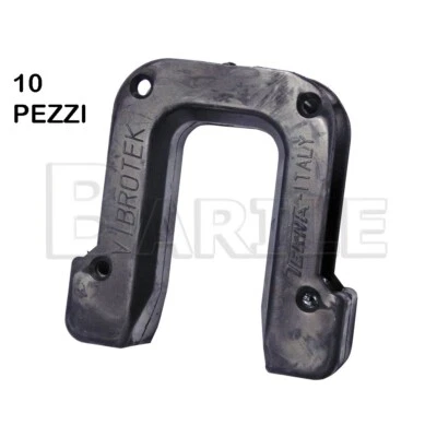 10 Gomma / Gommino / Gommine Gancio Scuotitore Olive TEKNA - VIBROTEK ORIGINALE - Immagine 1 di 3