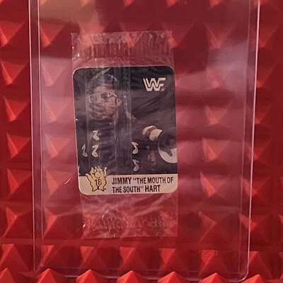 Pegatinas WWF Hostess Wrestlemania IV 1988 #18 Jimmy The Mouth Of The South Hart Foto 1 de 2