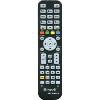 Telecomando Programmabile Bravo Techno 3 Banchi Di Memoria Nero mod. 92602666