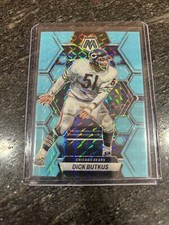 2023 Mosaic Football Blue Fluorescent Dick Butkus 14/15 SSP & Silver Mosaic! #37