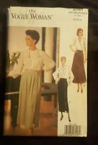 FALDA PEQUEÑA DE COLECCIÓN VOGUE MISSES PATRÓN SIN CORTAR - 8761 - Imagen 1 de 5