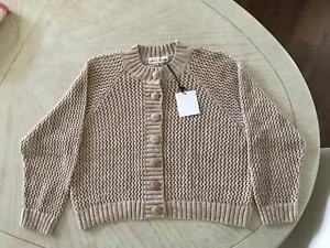 BNWT Wol Hide Mesh Bomber Cardigan S/M SOLD OUT Oat Color Garmentory - Picture 1 of 7