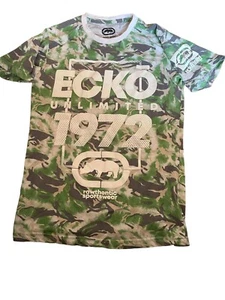 Ecko Unltd Storm End AOP tee shirt size M camo print - Picture 1 of 5