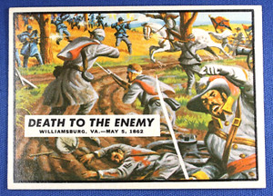 1962 Topps Civil War News - #18 "Death to the Enemy" - ExMt Condition