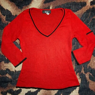 De Colección Años 90 Y2K Bebé Muñeca Suéter Top Preppy Academia Despistado Retro Recortado Hiedra S Foto 1 de 4