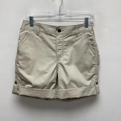 Carhartt желтовато-коричневый хаки середины подъема кнопки оригинальный крой рипстоп манжеты общего назначения шорты 4 - Изображение 1 из 4