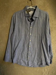CHARLES TYRWHITT Casual Formal Shirts Top Size 42/86 Mens Blue Long Sleeve - Picture 1 of 10