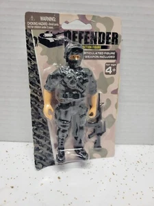 Military Defender Soldiers 5" Action Figure Articulated With Weapons Included  - Picture 1 of 3
