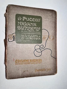 Musical Opera Edition Giacomo Puccini Madama Butterfly by Edizioni Ricordi, 1904 - Picture 1 of 24