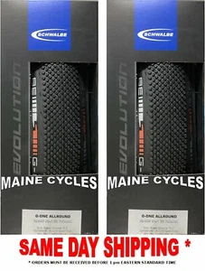 Schwalbe G ONE ALLROUND ADDIX EVOLUTION tubeless clincher 700 x 35 black 2 tires - Picture 1 of 1