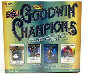 2021 Upper Deck Goodwin Champions Hobby Box 2 Hits Michael Jordan /CoCo G Auto?