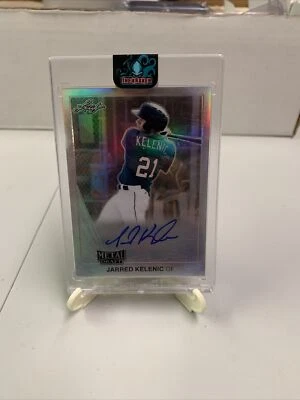 2019 Leaf Metal Draft 1990 Throwback Auto /50 Jarred Kelenic #LT-JK1 Auto - Image 1 of 3