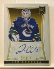 2013-14 Panini Rookie Anthology Select Update #340 Joe Cannata #16/299 RC AUTO