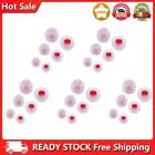 6pcs In Ear Earphone Silicone Earbuds Replace for Headset (White+Red)