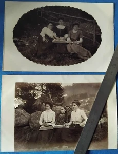 Très ancienne photo de Famille et de Mode des années 1900/1930 Format CPA N°53 - Imagen 1 de 2