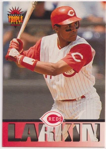 1994 Donruss Triple Play #214 Barry Larkin Cincinatti Reds HOF - Picture 1 of 2