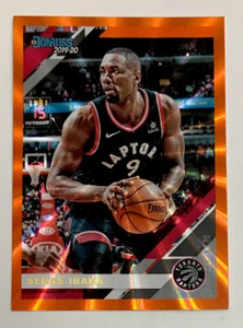 2019-20 ¡Panini Donruss baloncesto Serge Ibaka Toronto Raptors láser naranja #186! - Imagen 1 de 2