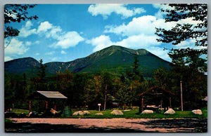 Postcard Baxter State Park ME c1960s Mt. Katahdin From Katahdin Stream Camp Site - Picture 1 of 2