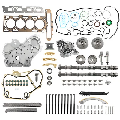 Juego de 2 cadenas de distribución de árbol de levas para Pontiac G6 Solstice Saturn Vue 2,4 L 09-12 Foto 1 de 4