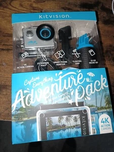 Kitvision 4K Action Camera Adventure Pack with 32GB Memory Card - Picture 1 of 5