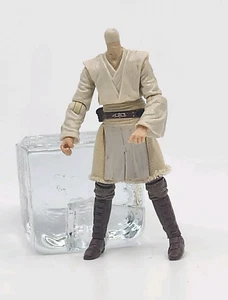 Qui-Gon Jinn Star Wars LFL 3.75" Body Only Action Figure with Lightsaber & Stand - Picture 1 of 7