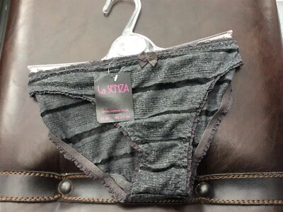 La SENZA блестящий выгорания бриф серый различных размеров Великобритании 6-14 новый с этикетками  - Изображение 1 из 4