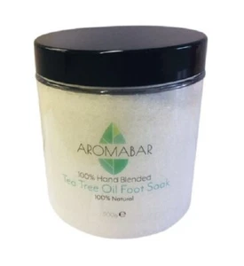 Tea Tree Oil Foot Soak 300g Epsom Salts Soothes Tired Feet Combats Foot Odour 10 - Picture 1 of 2