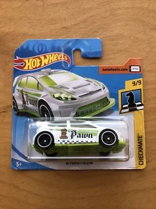 Hot Wheels Checkmate Series - White Pawn - '12 Ford Fiesta - 9/9 2017 Short Card - Picture 1 of 7