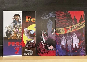 SET: ๐ FERAL #2 (2024) FOUR COVERS C, D, MEBBERSON & BTC EXCLUSIVE IMAGE COMICS - Picture 1 of 15
