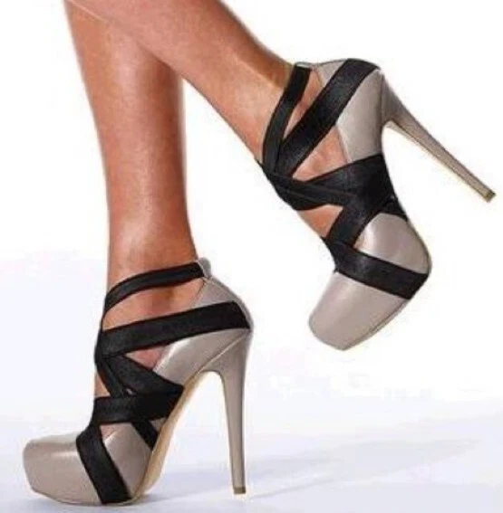 Victoria Secret Colin Stuart High Heel strappy pumps Platform Size 7.5 - Image 1 of 4