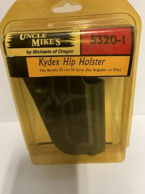 Uncle Mike's Kydex Hip Holster Beretta 92 / 96 Series RIGHT HANDED, Model 5320-1 - Image 1 of 4